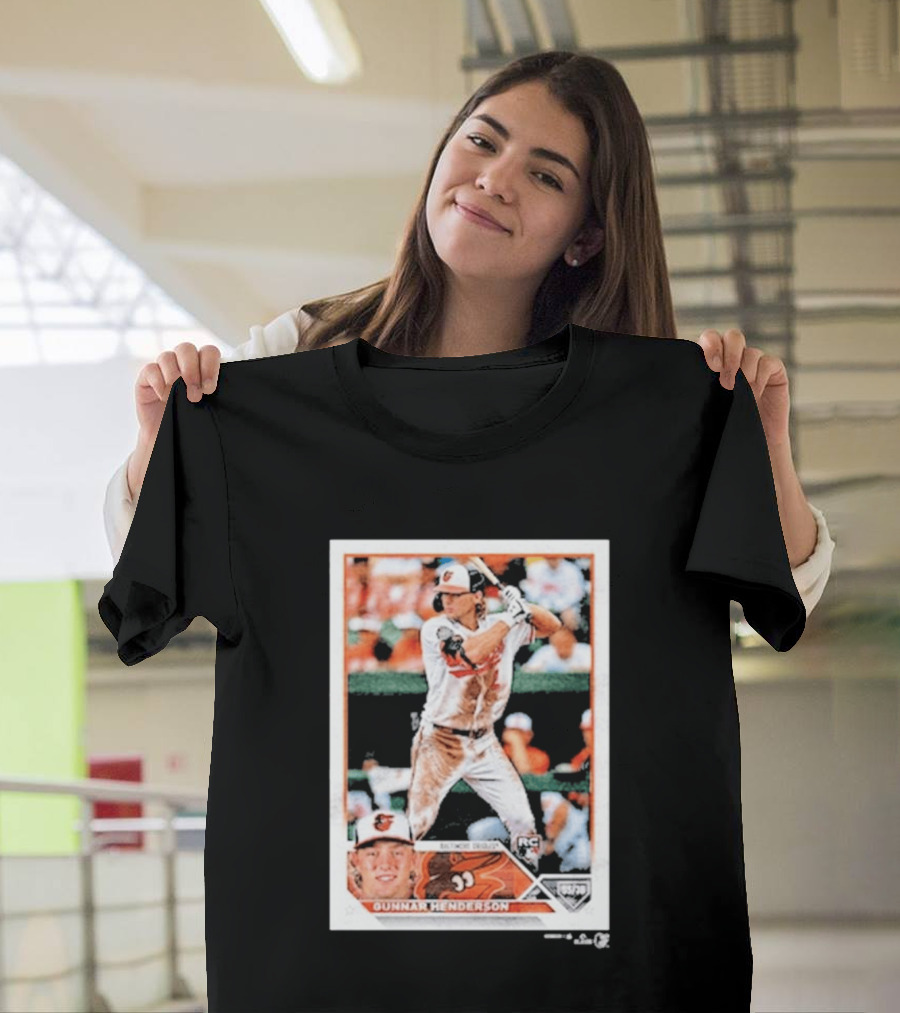 Baltimore Orioles Gunnar Henderson 2026 Rookie Card T-Shirt