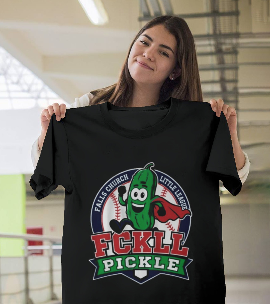 Falls Church Little League FCKLL Pickle Fundraiser Baseball T-Shirt