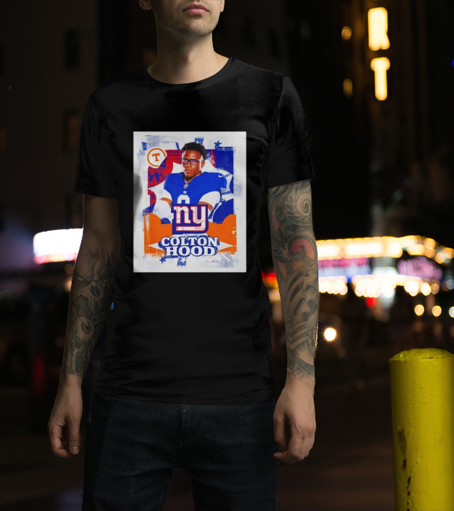 Colton Hood New York Giants 2026 Draft NY Giants Football T-Shirt