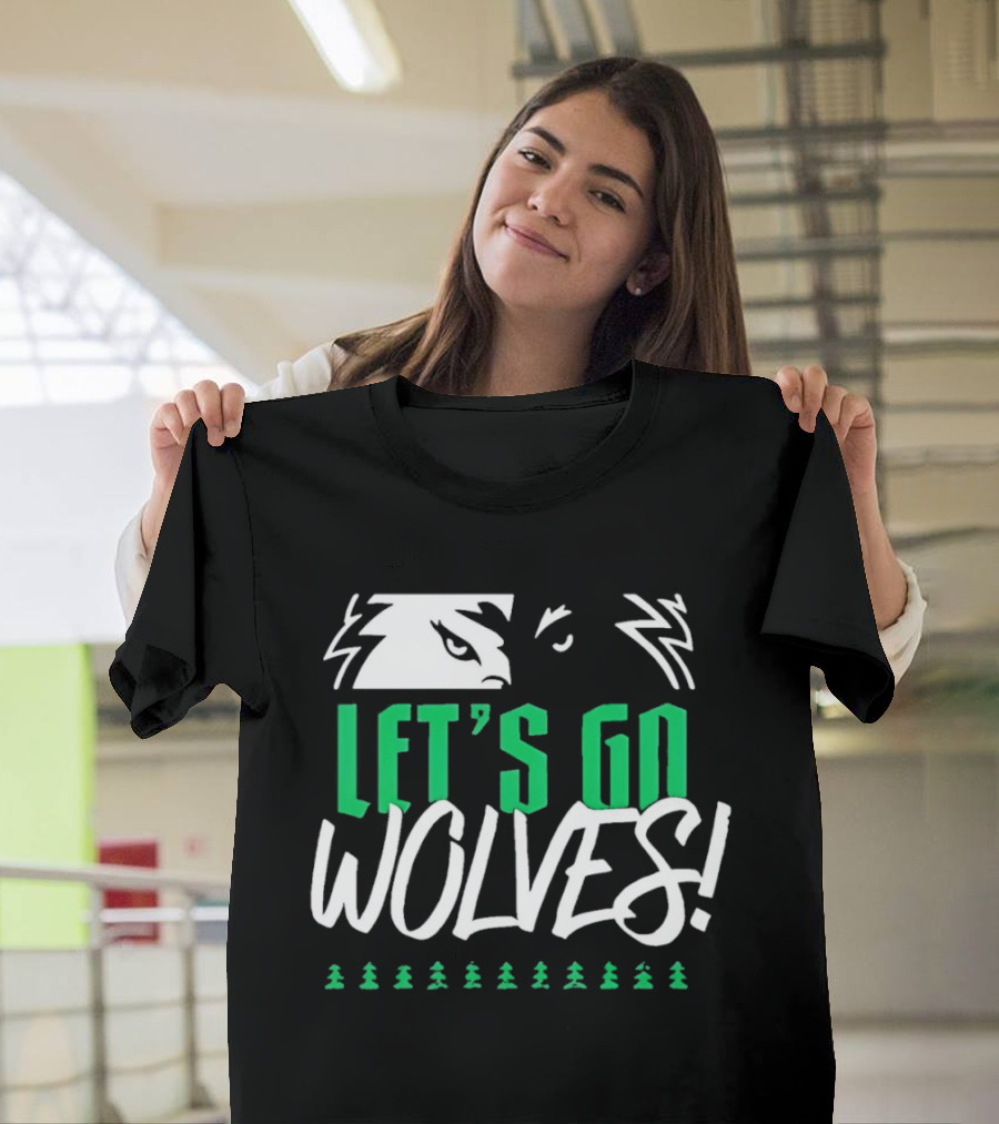 Let's Go Wolves Minnesota Timberwolves Basketball Team Excitement T-Shirt