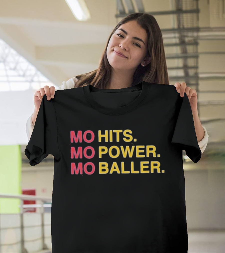 Mo Hits Mo Power Mo Baller Moises Ballesteros Chicago Cubs MLB T-Shirt