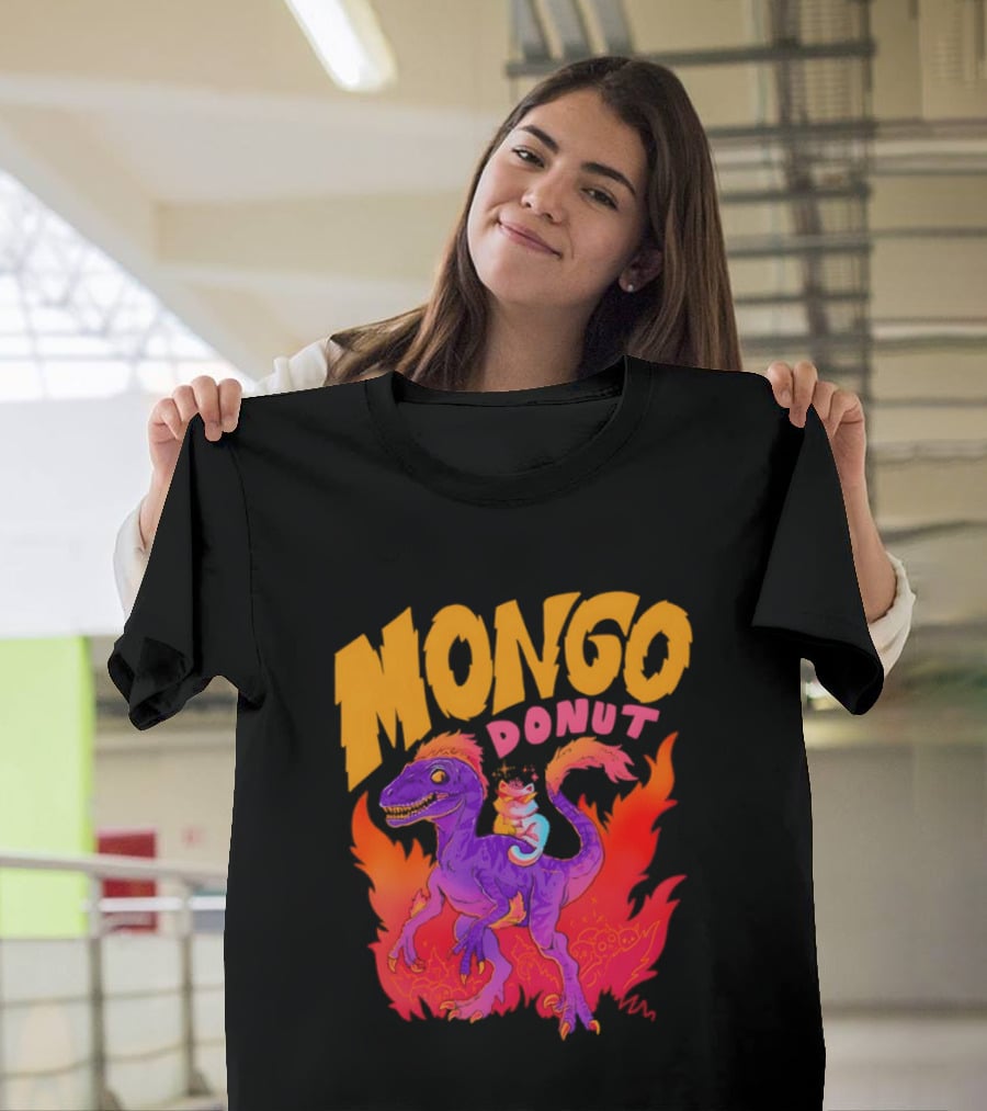 Mongo Donut Dungeon Crawler Carl Dinosaur T-Shirt