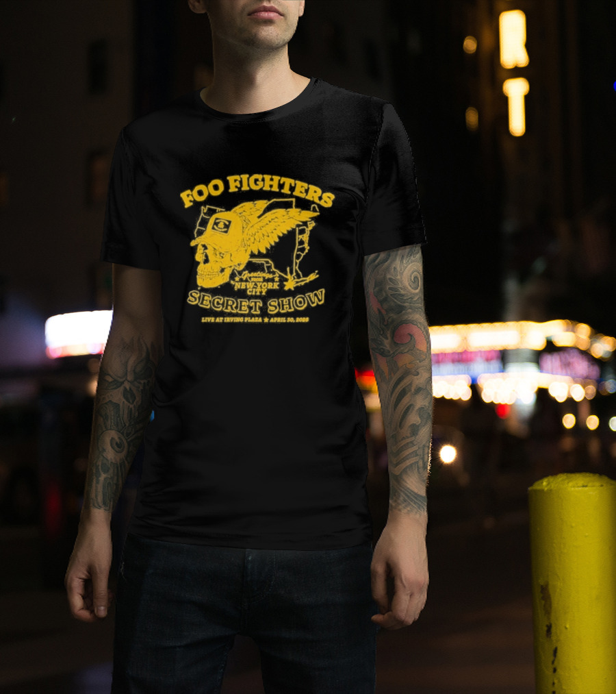 New York City Foo Fighters Secret Show Live At Irving Plaza April 30 2026 T-Shirt