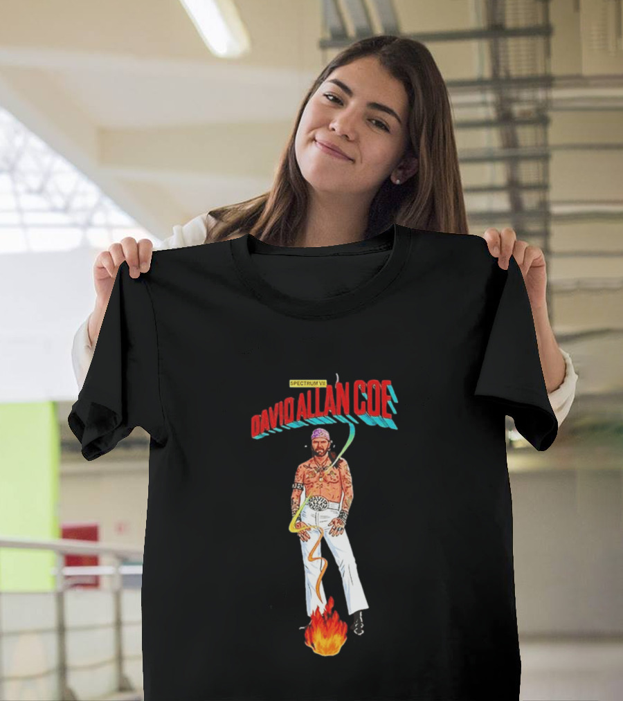 David Allan Coe Spectrum VII 2026 Vintage Style Music T-Shirt