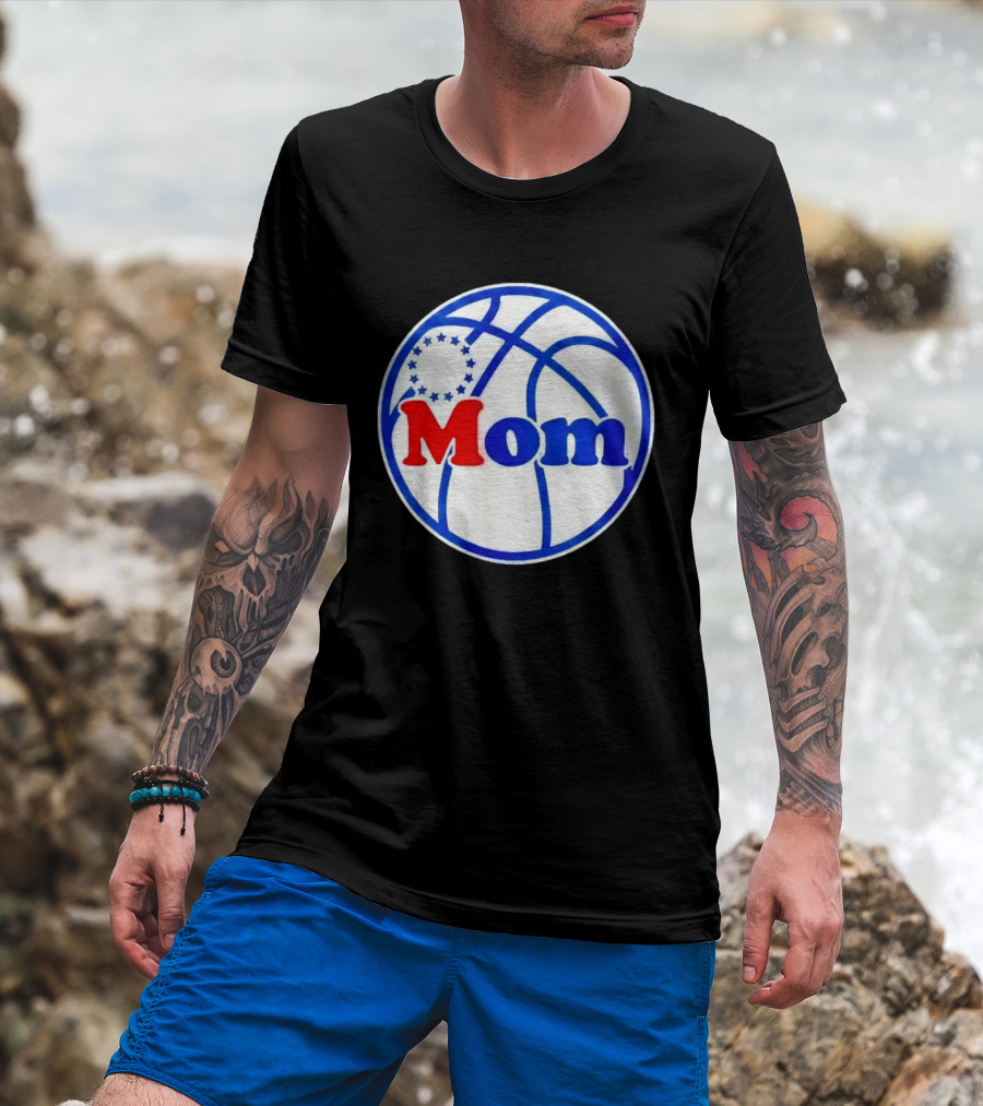 Philadelphia 76ers Basketball Mom 2026 T-Shirt