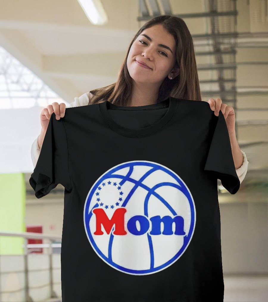 Philadelphia 76ers Basketball Mom 2026 T-Shirt