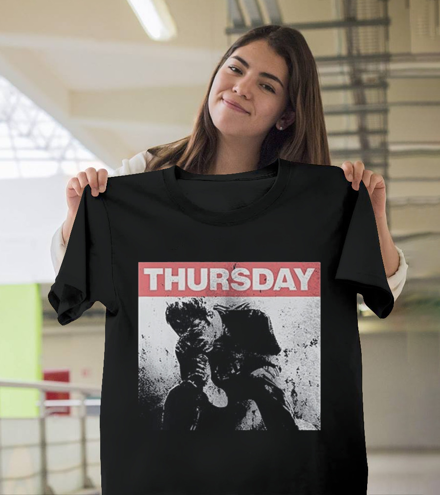 Thursday Sitting Alone In The Dark Of The Stadium Grunge T-Shirt