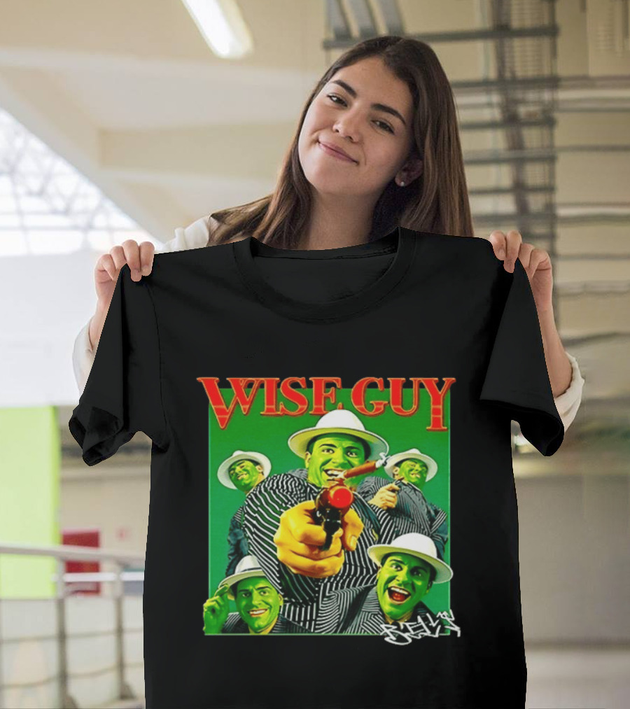 Wise Guy Billy Marchiafava Bold Green Suit And Hat Multiple Faces T-Shirt