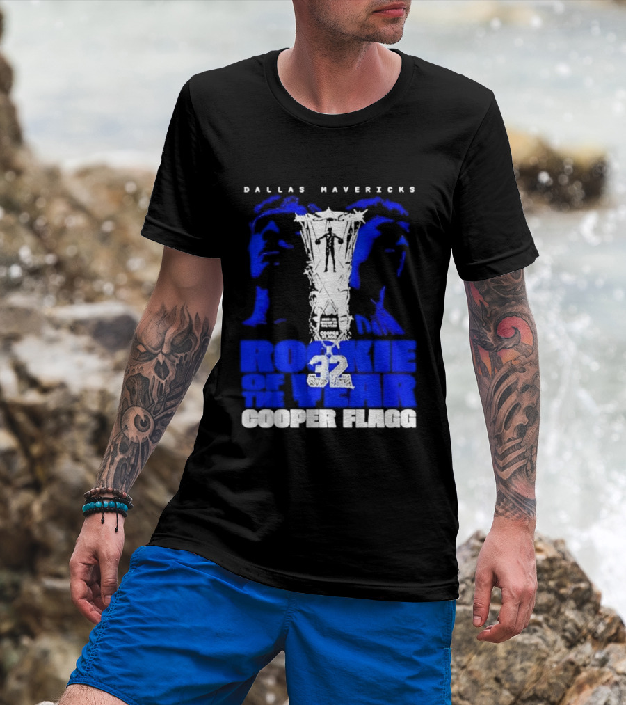 Dallas Mavericks Rookie Of The Year 2026 Cooper Flagg 32 T-Shirt
