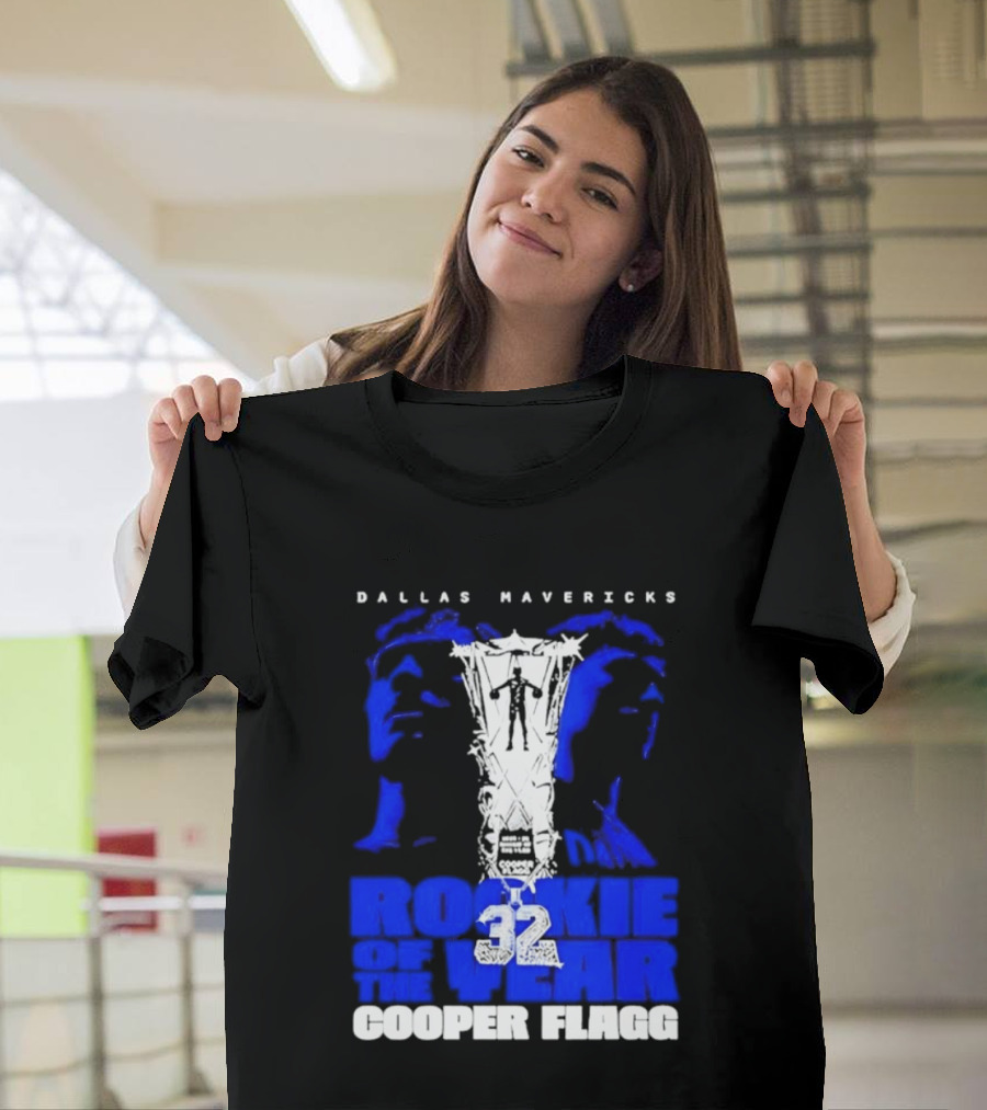 Dallas Mavericks Rookie Of The Year 2026 Cooper Flagg 32 T-Shirt