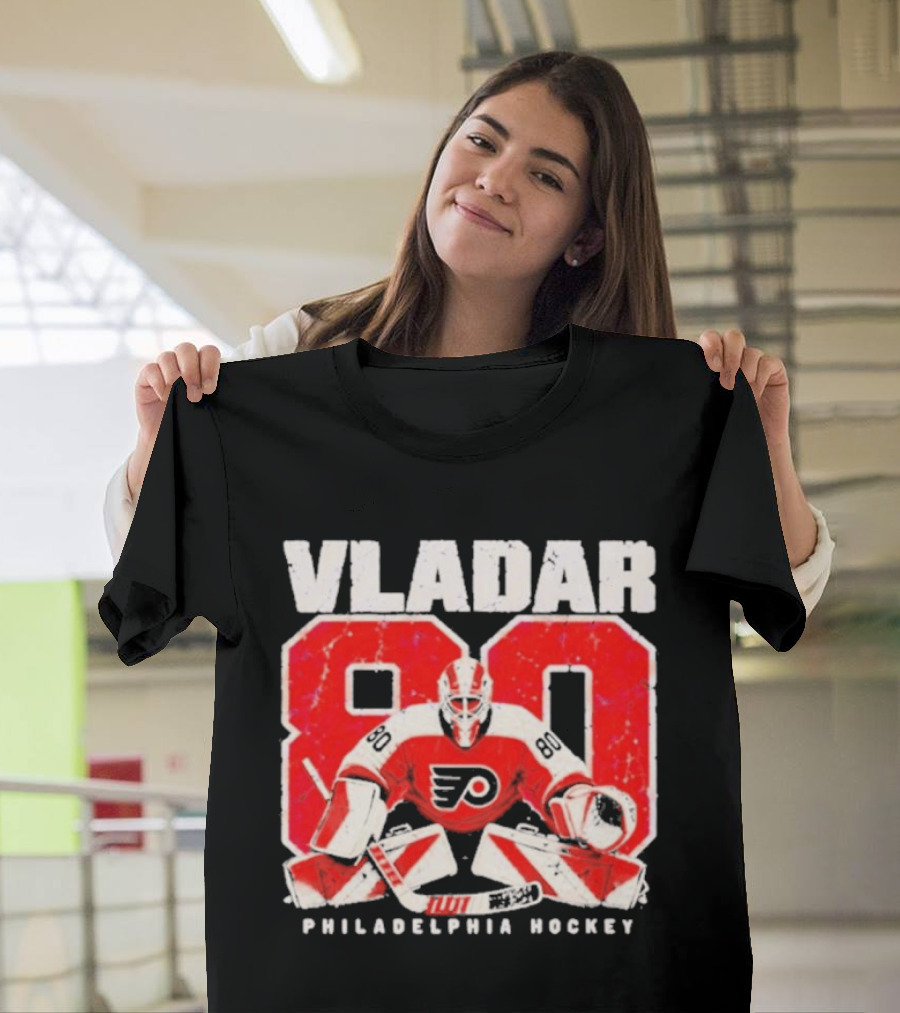 Vladar 80 Philadelphia Hockey T-Shirt