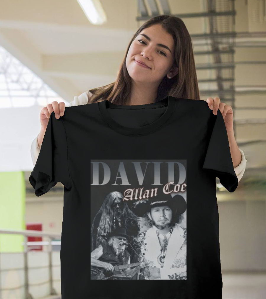 David Allan Coe Iconic Country Music Legend Images T-Shirt