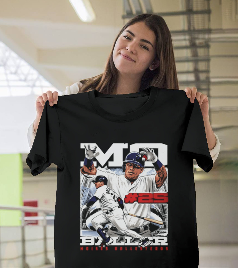Moises Ballesteros Chicago Cubs MLB 2026 MD T-Shirt
