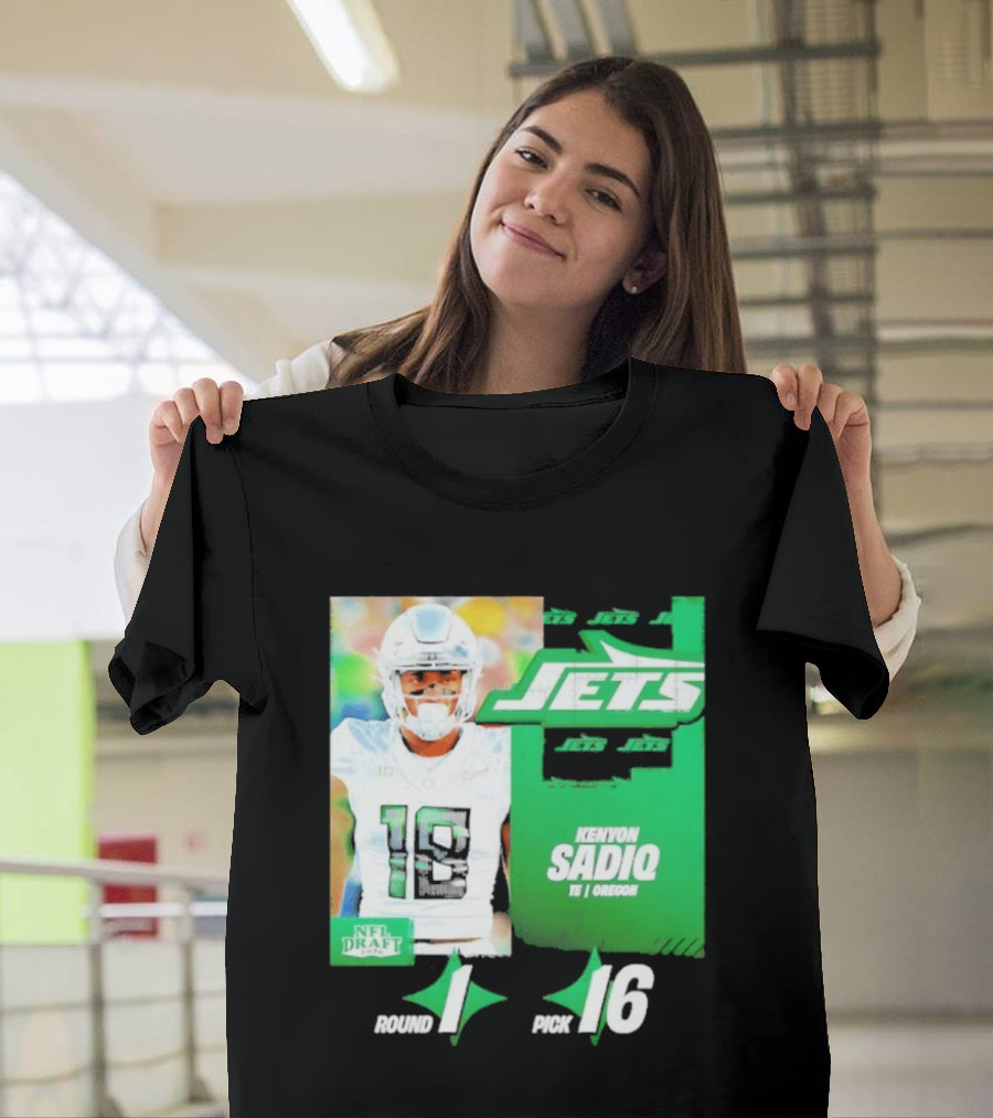 New York Jets Draft Kenyon Sadiq Pick 16 Round 1 2026 NFL Draft T-Shirt