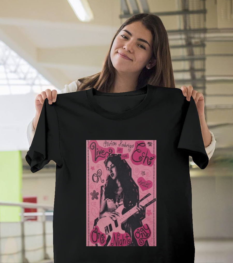 Olivia Rodrigo Live At The Echo April 24 2026 One Night Only T-Shirt
