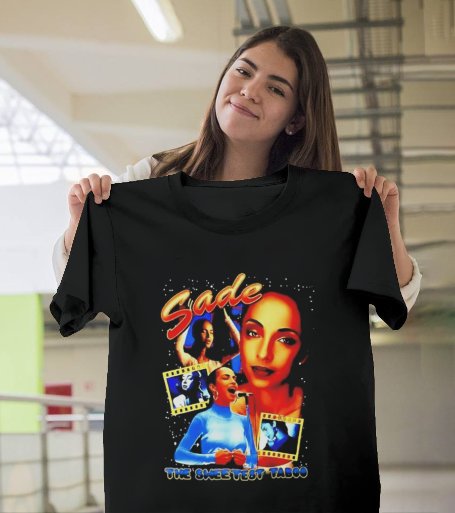Sade The Sweetest Taboo Music Icon Montage T-Shirt