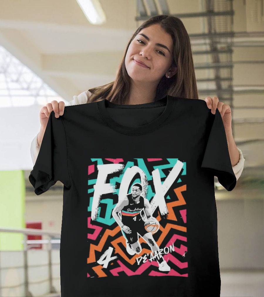San Antonio Spurs Keldon Johnson Fox 4 De'aaron 2026 T-Shirt
