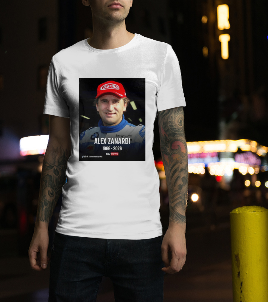 Die Sportwelt Trauert Um Ein Ganz Großes Vorbild Ruhe In Frieden Alex Zanardi 1966 2026 BMW Team Racing Sky News Barilla T-Shirt