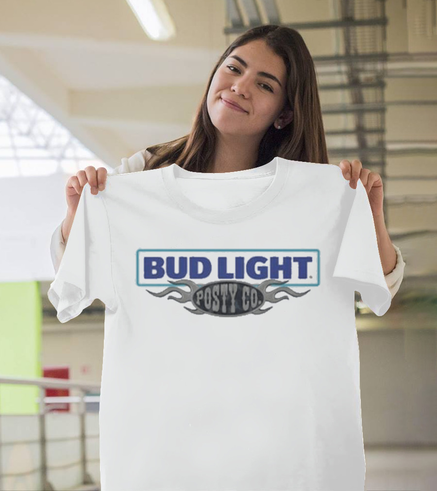 Bud Light Posty Co Collaboration With Post Malone T-Shirt