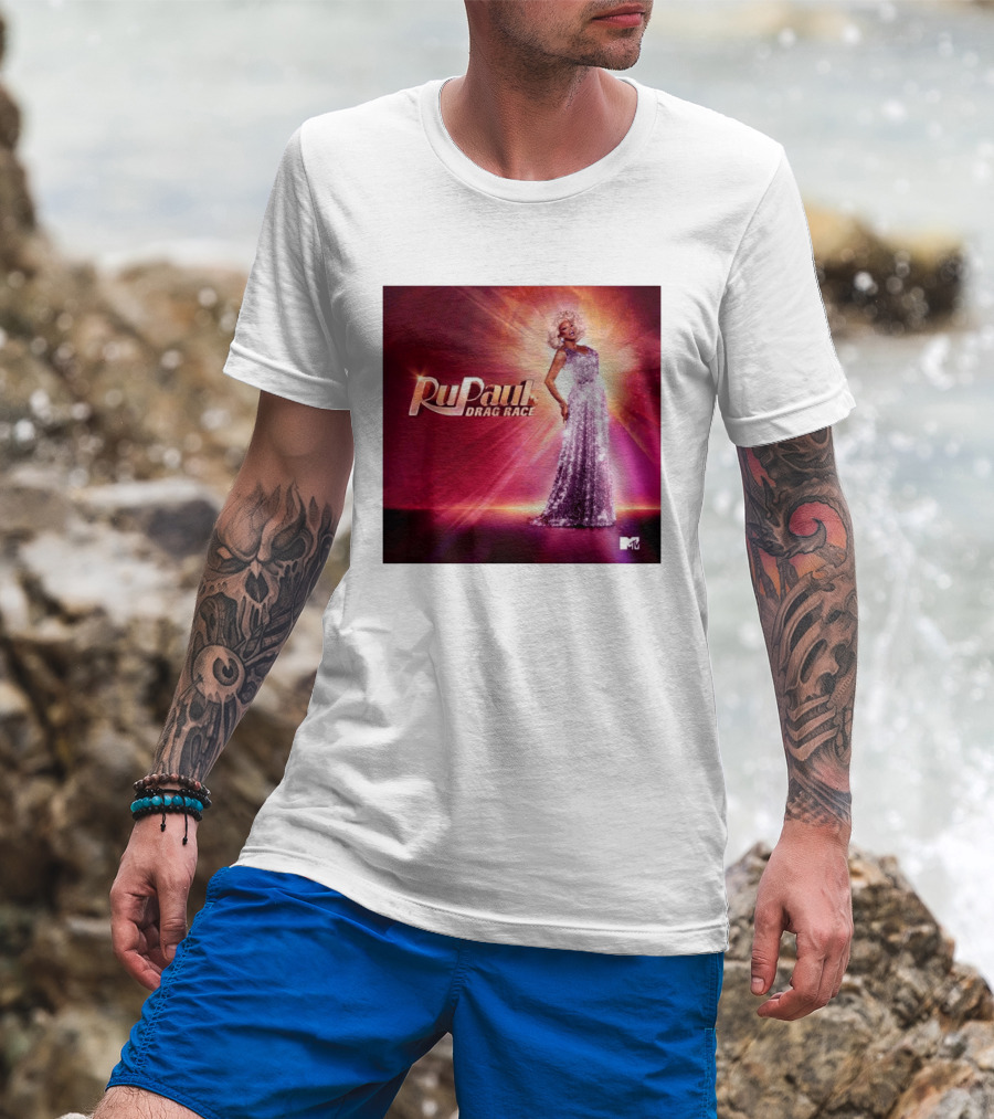RuPaul's Drag Race Season 18 2026 MTV Bright Lights Glamor And Elegance T-Shirt