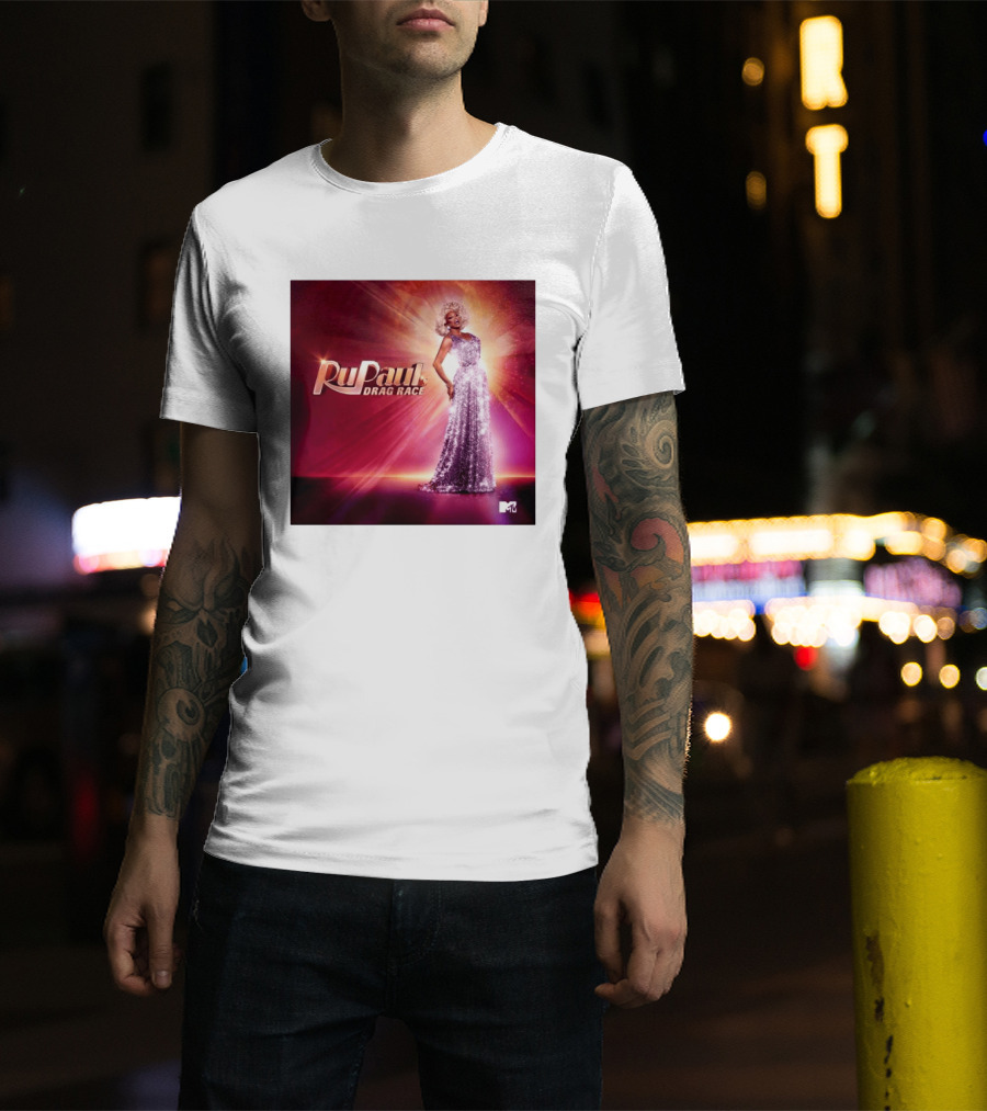 RuPaul's Drag Race Season 18 2026 MTV Bright Lights Glamor And Elegance T-Shirt