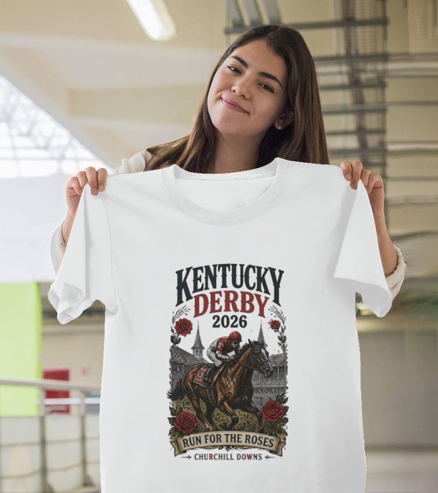 Kentucky Derby 2026 Run For The Roses Churchill Downs T-Shirt