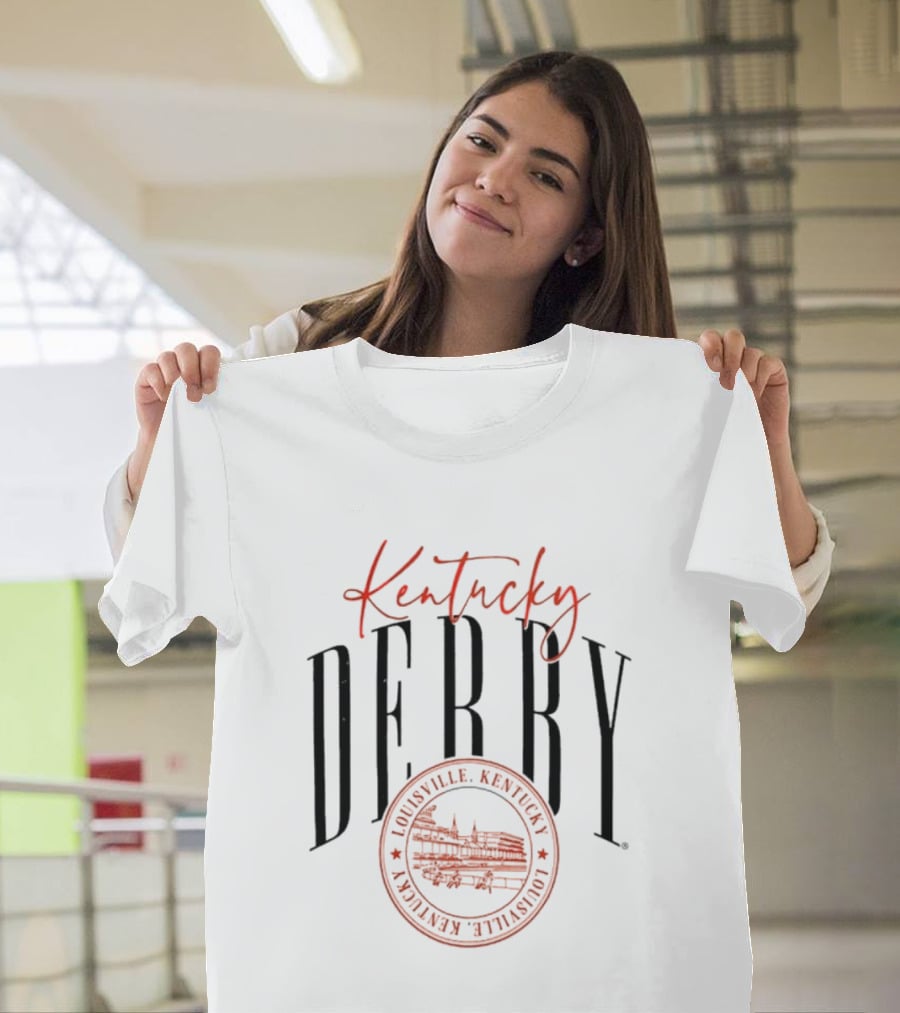 Kentucky Derby Louisville Hall Of Fame Gameday Social Oatmeal Cropped T-Shirt