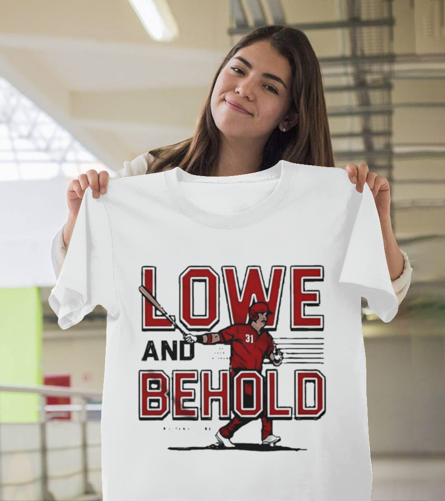 Lowe And Behold Baseball Nathaniel Lowe Player T-Shirt