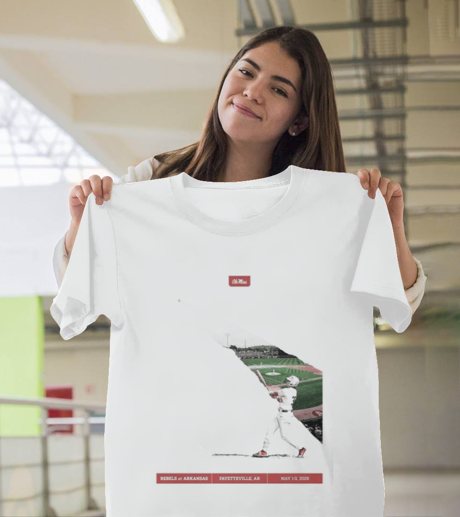 Ole Miss Baseball Swayze Field May 1 3 2026 Fayetteville AR Perfect Timing T-Shirt