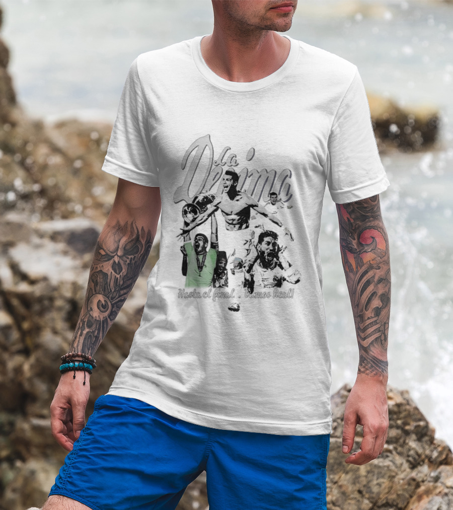 Vynacy Real Madrid La Decima Campeones De Europa Celebration Trophy Victory T-Shirt