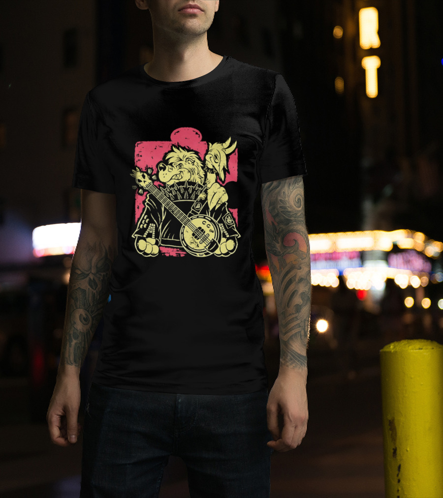 Banjo Kazooie Bluegrass Punk Energy Banjo Bear And Bird T-Shirt