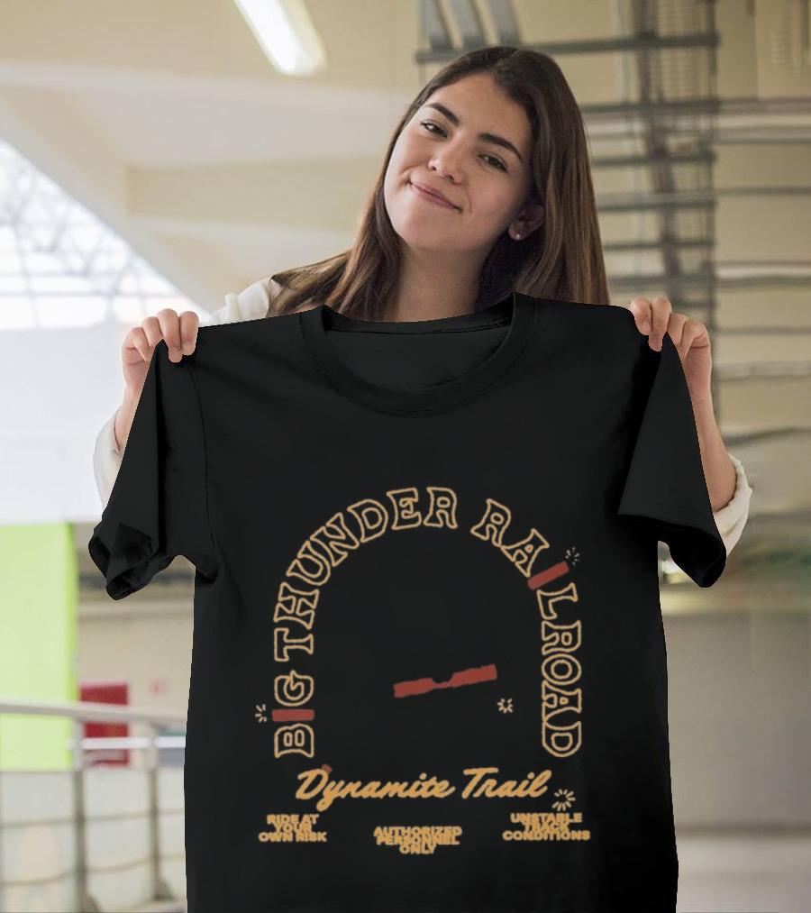 Big Thunder Mountain Railroad Dynamite Trail Frontier Mining Adventure T-Shirt