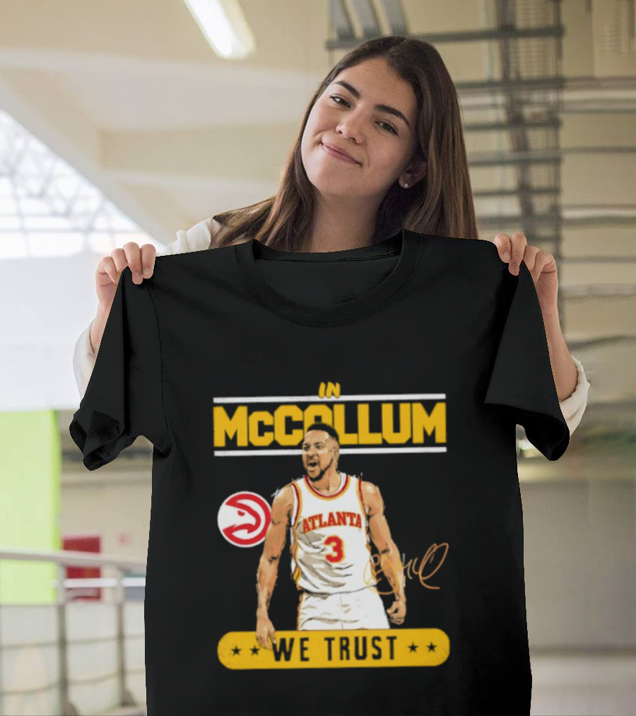 Atlanta Hawks CJ McCollum In McCollum We Trust T-Shirt