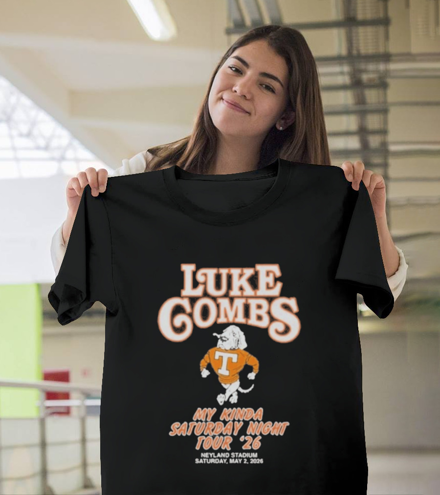 Luke Combs My Kinda Saturday Night Tour '26 Neyland Knoxville Tennessee May 02 T-Shirt