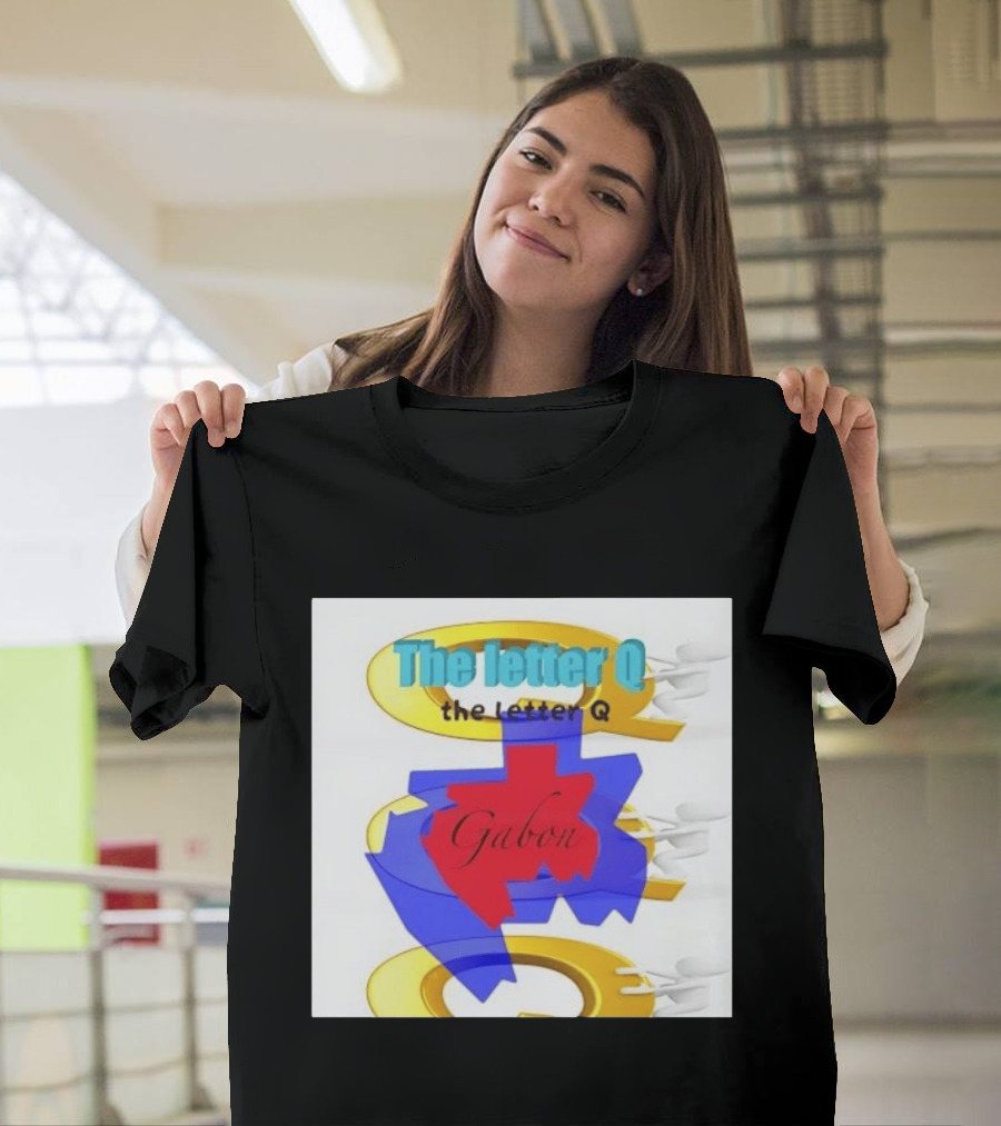 The Letter Q Gabon Map Stylish Multilayered T-Shirt