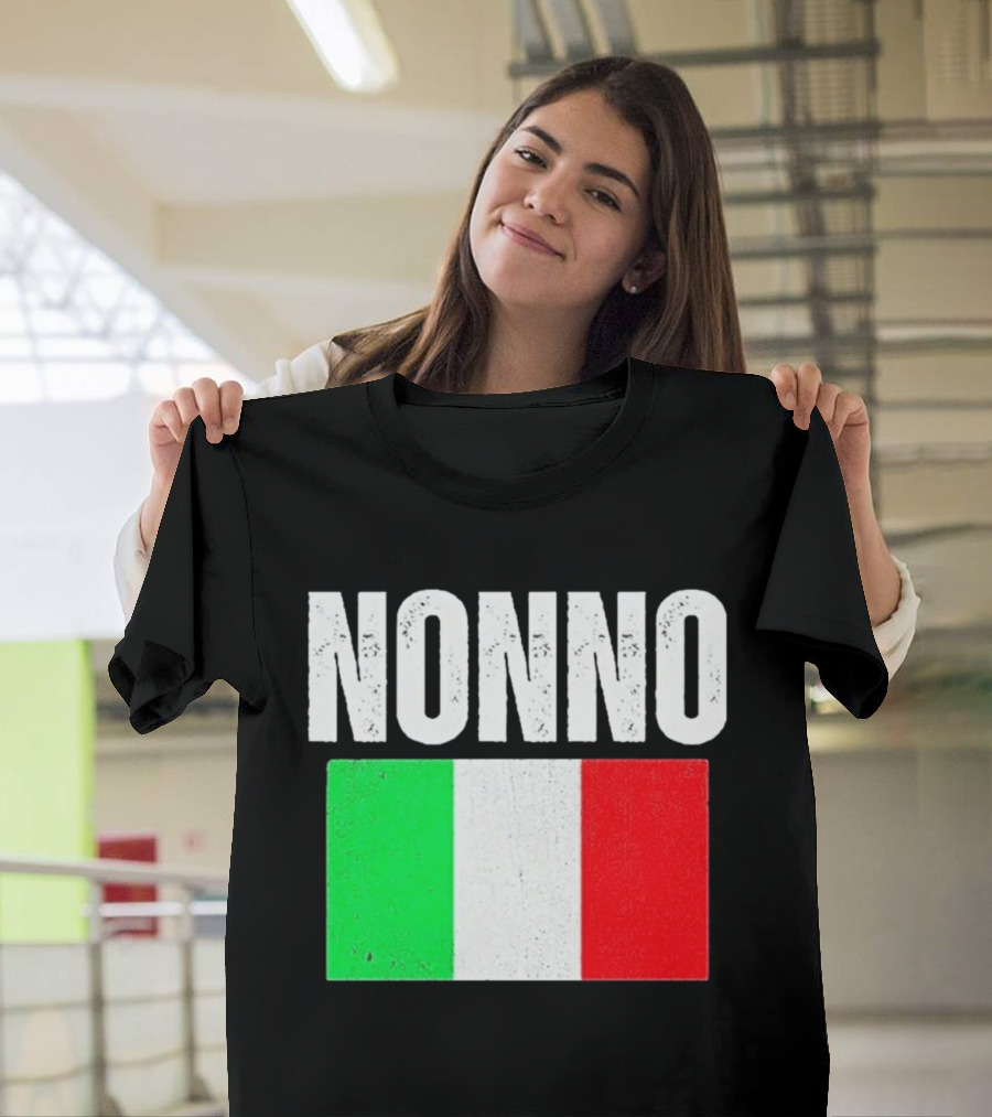Nonno Italian Flag Patriotic Italy Heritage T-Shirt