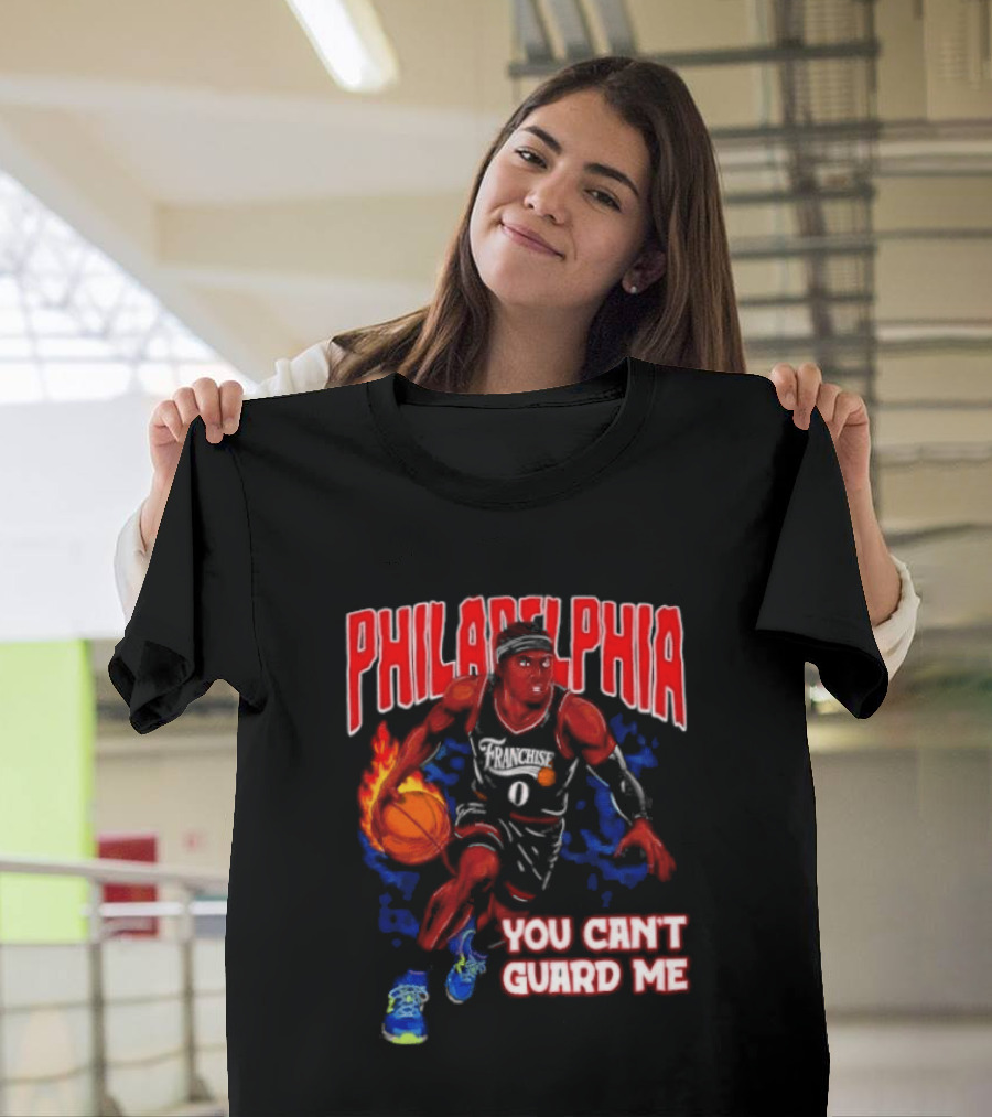 Philadelphia Tyrese Maxey You Can't Guard Me Basketball T-Shirt