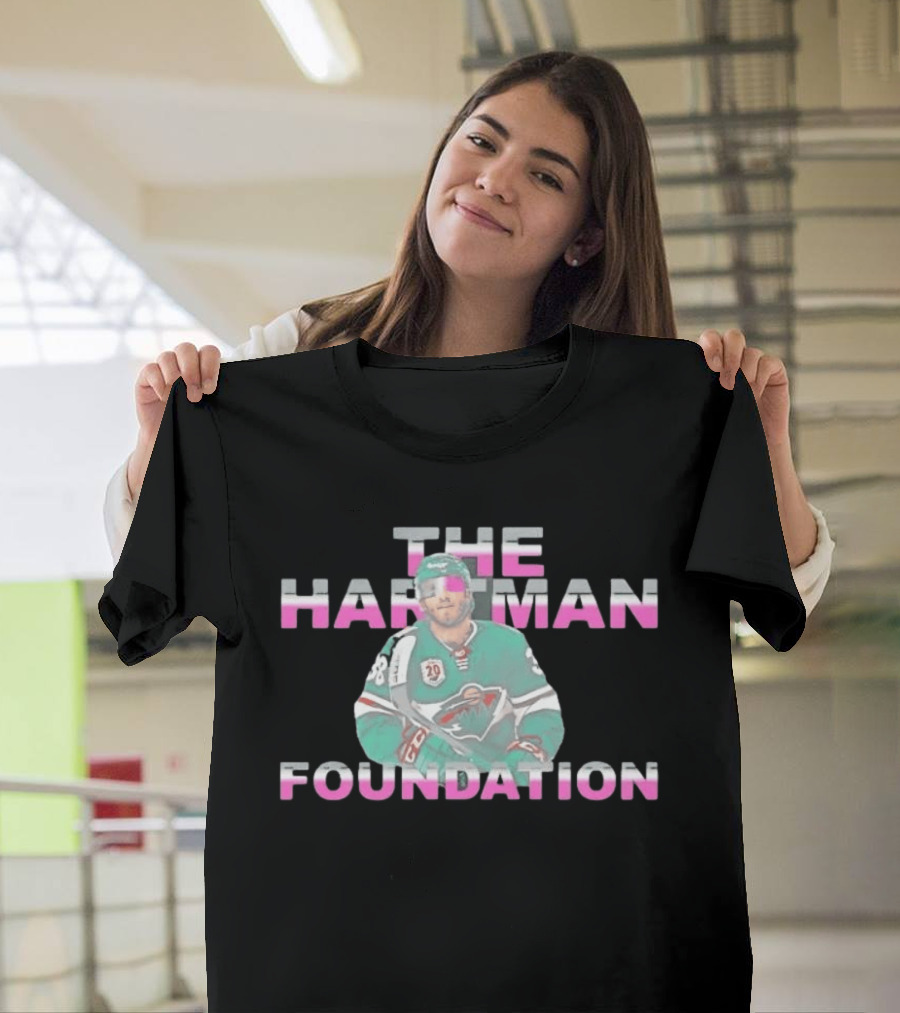 Ryan Hartman Hockey The Hartman Foundation Minnesota Wild Jersey T-Shirt