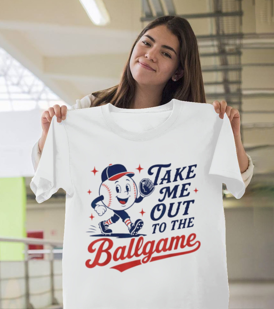 Take Me Out To The Ballgame Baseball T-Shirt