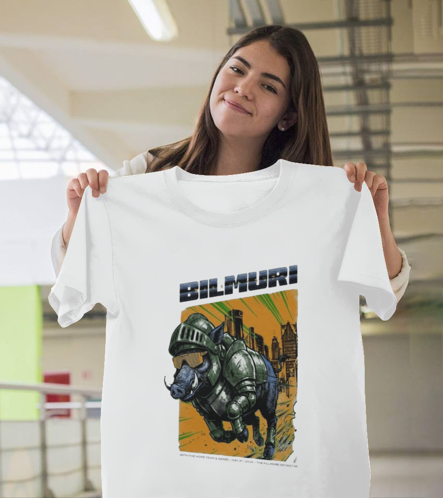 Bilmuri Armored Boar Detroit Skyline The Fillmore May 3 2026 T-Shirt