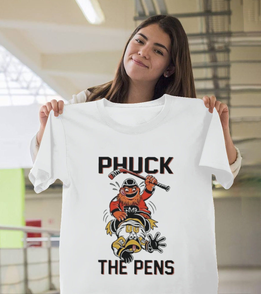 Phuck The Pens Philadelphia Flyers Rivalry Hockey T-Shirt