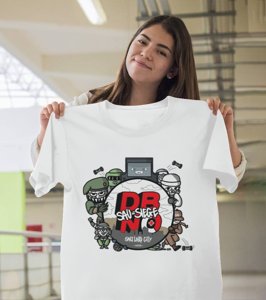 Rainbow Six Siege DBNO Salt Lake City 2026 Gaming Event Characters T-Shirt