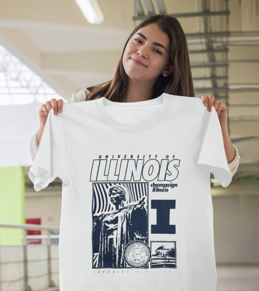 University Of Illinois Alma Mater Champaign Urbana Gameday Spirit T-Shirt