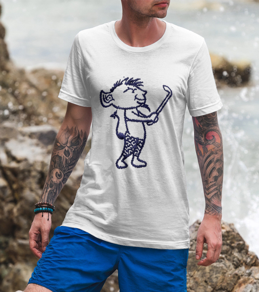 Ryan Jamison DIBS DePaul Golf Hat Character Sketch T-Shirt