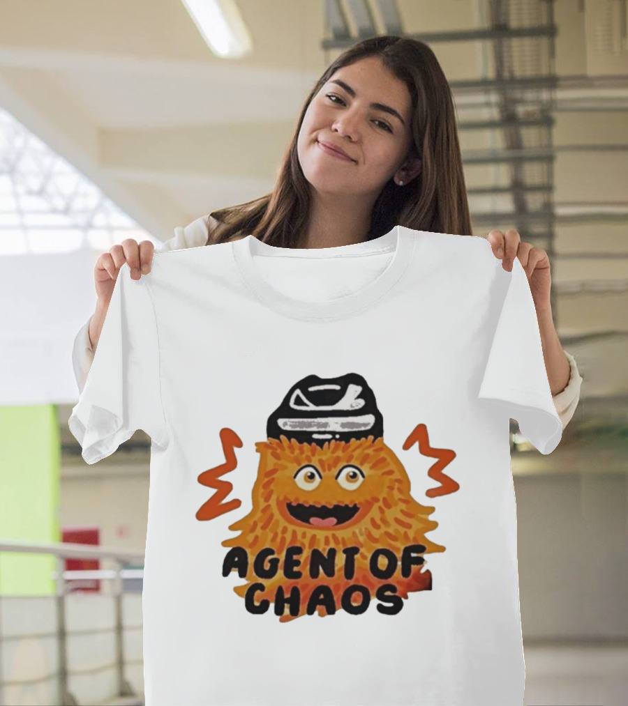 Gritty Agent Of Chaos Philadelphia Flyers T-Shirt