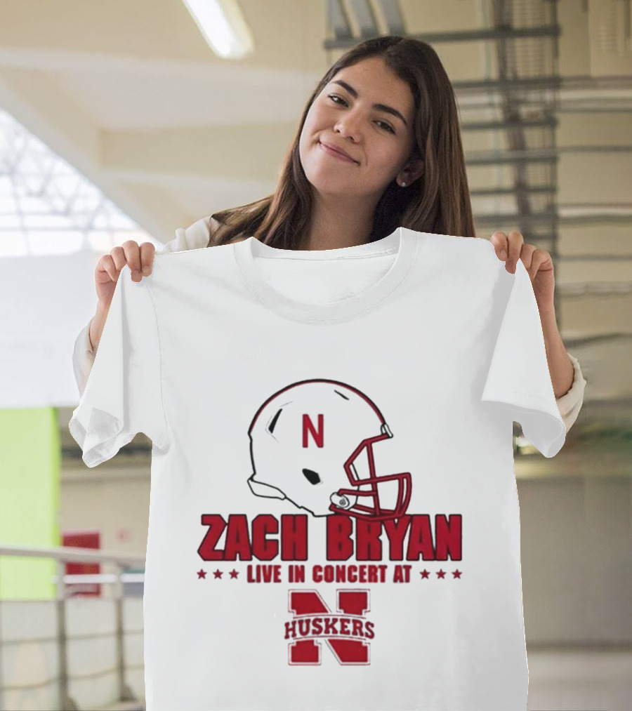Zach Bryan Live In Concert At Nebraska Huskers 2026 T-Shirt