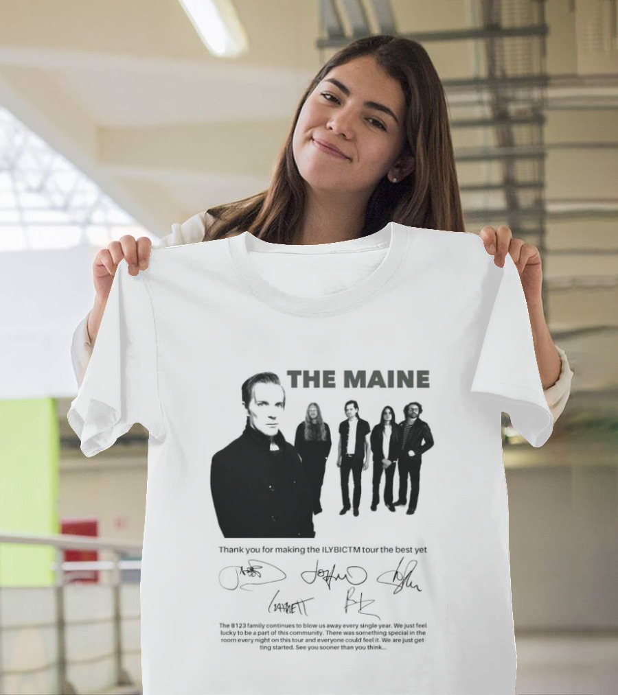 The Maine Thank You For Making The ILYBICTM Signed Band T-Shirt