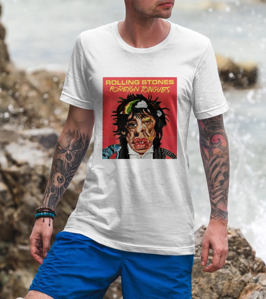 The Rolling Stones Foreign Tongues Album Cover Art 2026 T-Shirt