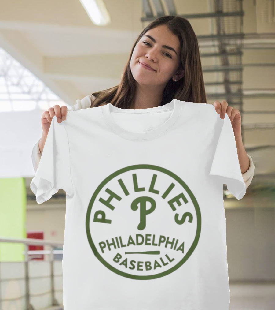 MLB Philadelphia Phillies 2026 Armed Forces Day Phillies Baseball Iconic Circle T-Shirt