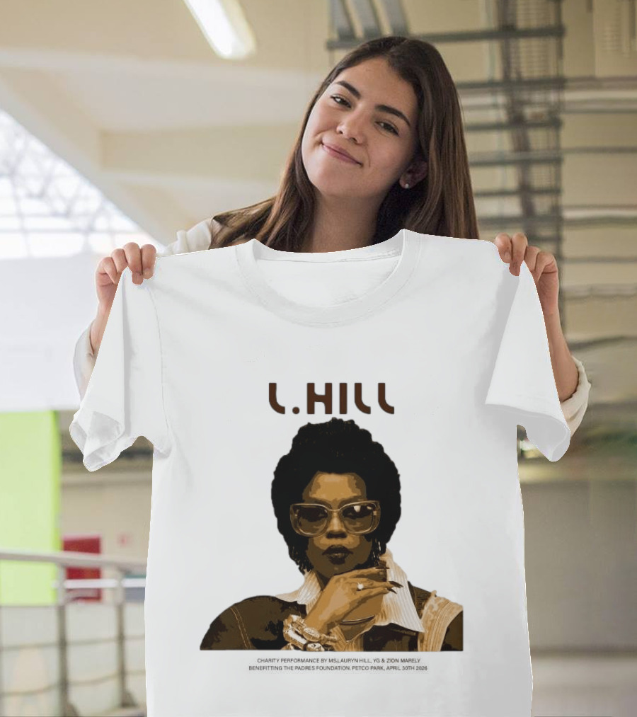 Ms Lauryn Concert Hill MLH Charity Dinner On The Diamond T-Shirt